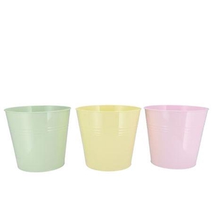 Zinc Dreamy Pastel Mix Bucket Basic Ass 25x22x17cm