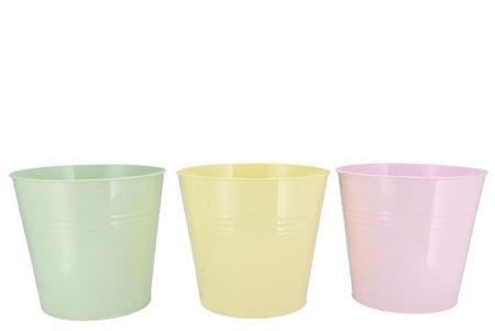 <h4>Zinc Dreamy Pastel Mix Bucket Basic Ass 25x22x17cm</h4>