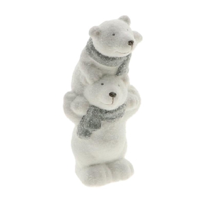 Christmas Deco bear Bruno 8.5*8*17cm
