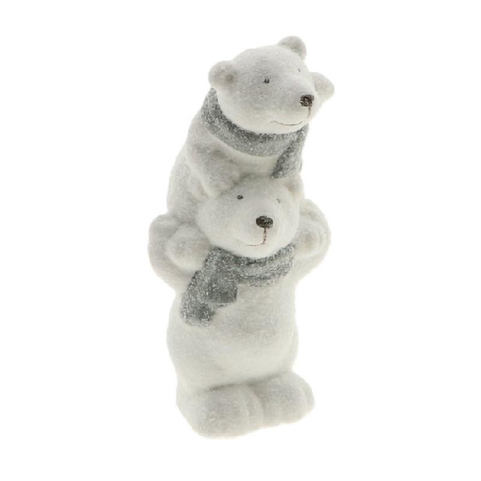 <h4>Christmas Deco bear Bruno 8.5*8*17cm</h4>