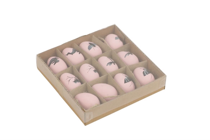 <h4>Deco Egg Tattoo 12pc Pink H4</h4>