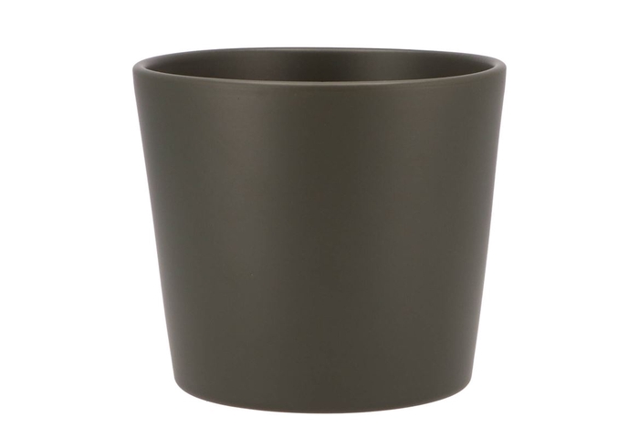 Ceramic Pot Dark Green 15cm