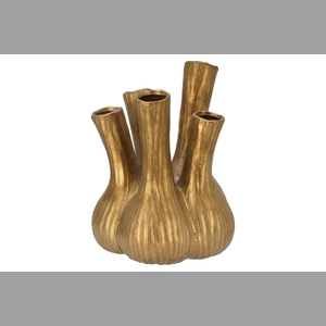 Aglio Gold Vase 26x35cm