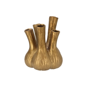 Aglio Gold Vase 26x35cm