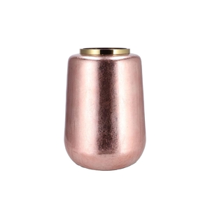 Julie Jolly Rose Vase Cilinder Iron 33x32x40cm