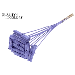 Jute Stick Posy on stem Metallic Purple