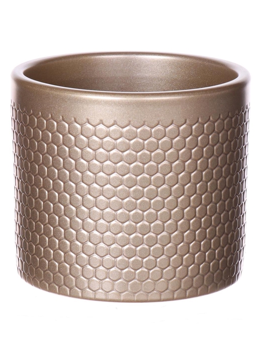 <h4>DF03-883808147 - Pot Capri d13.5xh12.3 gold metallic</h4>