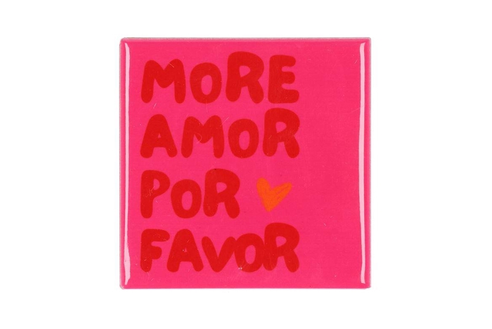<h4>Tile More Amor Pink 10x10x1cm</h4>
