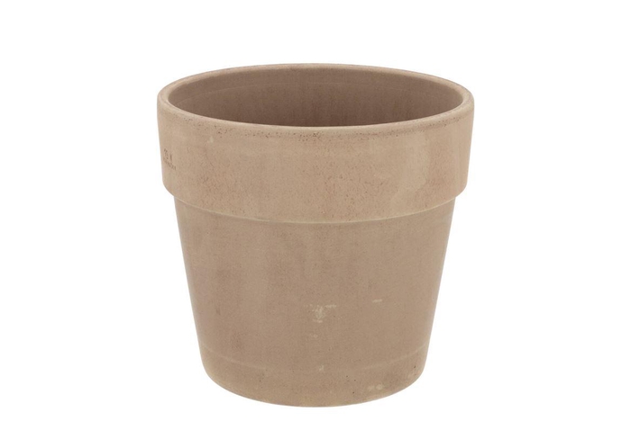 Terracotta Choco Cilinder Pot 20x21cm