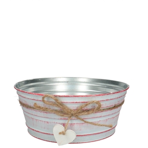 Valentine Zinc Love tray d22*10cm