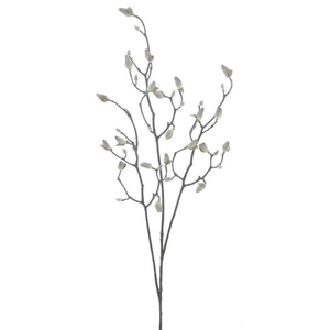Magnolia bud branch Sven grey 123cm