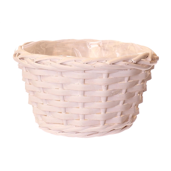 <h4>Basket Wellton d19xh11 white wood chip</h4>