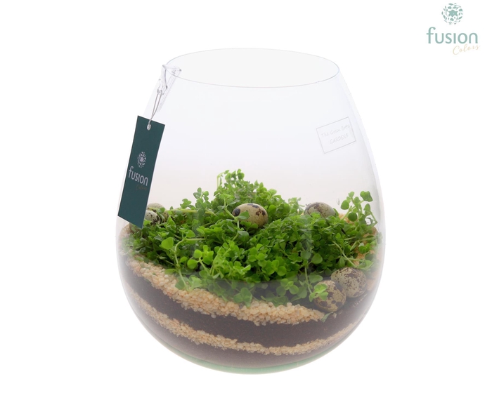 <h4>Green Bottle Abby Large met Pasen arrangement</h4>