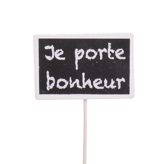<h4>Sticks 15cm Je porte Bonheur 5*3cm</h4>