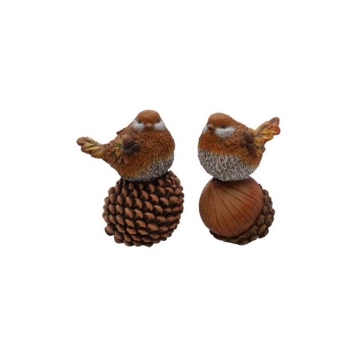 <h4>Deco Hersa Bird on Pineapple 2 Ass L11W9H15</h4>