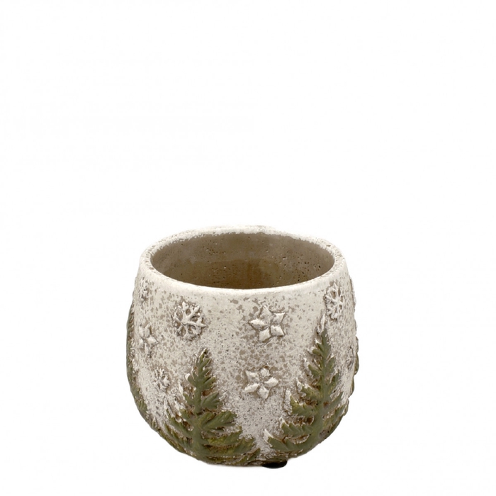 <h4>Kerst Keramiek Xmas pot d10.5*9cm</h4>