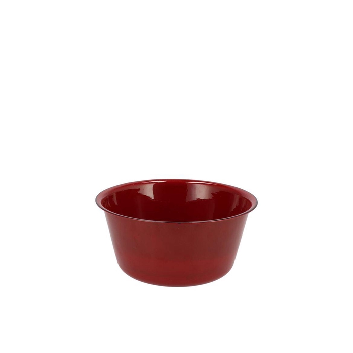 <h4>Zinc Basic Red Bowl 15x7cm</h4>