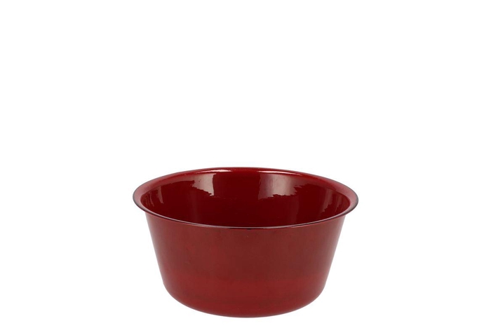 Zinc Basic Red Bowl 15x7cm