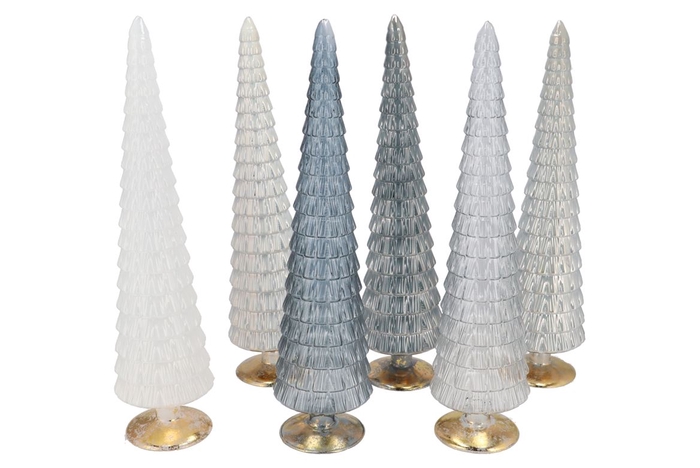 <h4>Twinkle Grey Mix Glass Tree Shiny Ass 9x45cm Nm</h4>