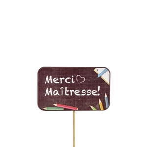 12cm Merci maîtresse 5cm