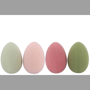 Easter Flock Summer Blush Egg Xl Ass 38x38x53cm