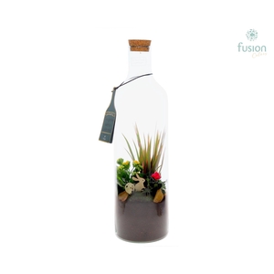 Green Bottle Fles Large Pasen met Arrangement