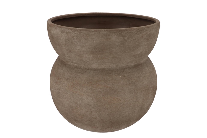 Florence Antique Bronze Vase Bulb 35x35x34cm Nm