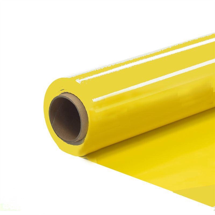 <h4>Folie geel pp35 mat/gl 60cm 50m.</h4>