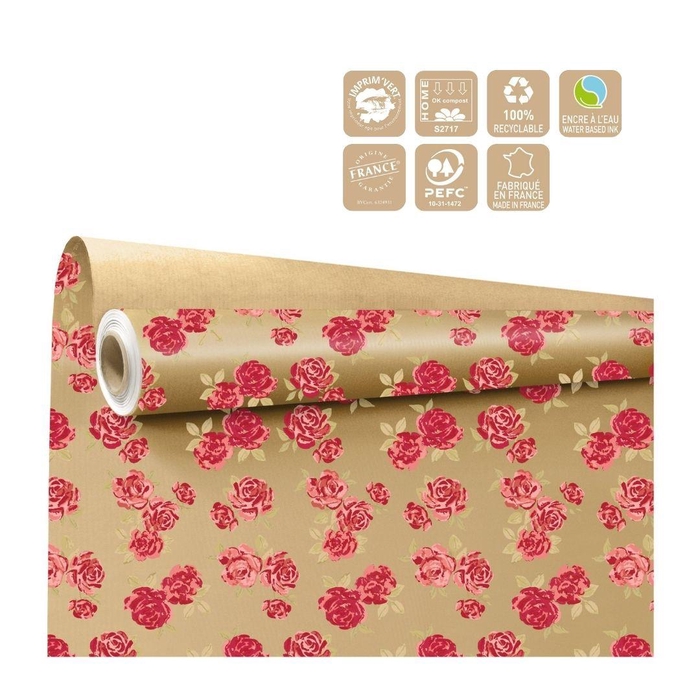 <h4>Love Paper Roll 80cm 40m Elsa</h4>
