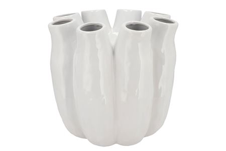 <h4>Luna White Tube Vase 28x28cm Nm</h4>