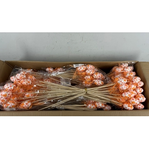 Stick Egg Fabric+Bow Orange