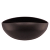 Vinci Matt Black Bowl Oval 31x21x13cm