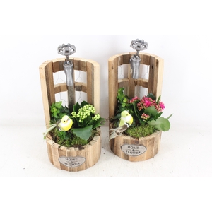 arr2 TD - Houten waterput - roze/wit