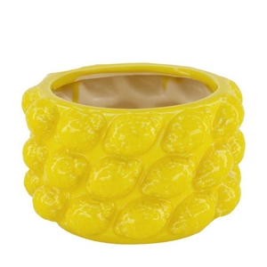 Keramiek Exclusief Lemon planter d19*11.5cm