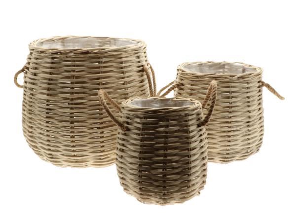 Basket Wicker Rope S3 H49D50