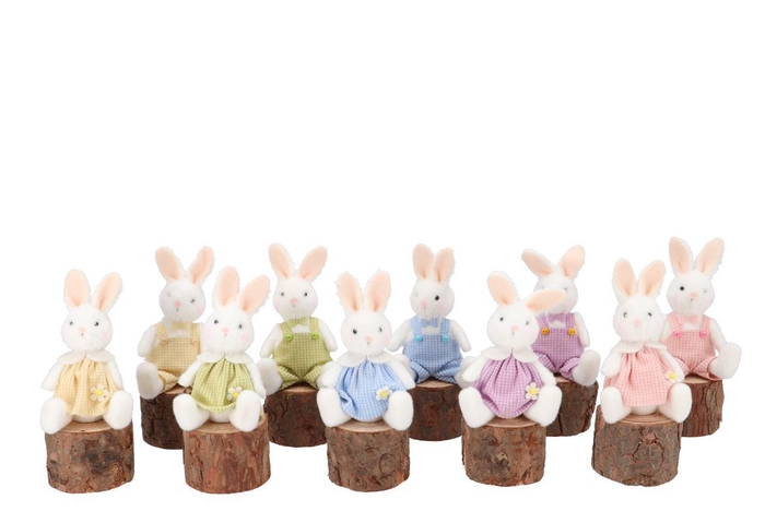 <h4>Easter Fun Pastel Bunny Sit Ass 6x6x16cm</h4>