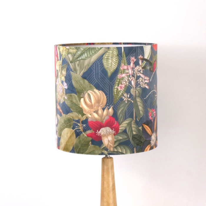 <h4>Lampshade cilinder 30x30cm blu</h4>