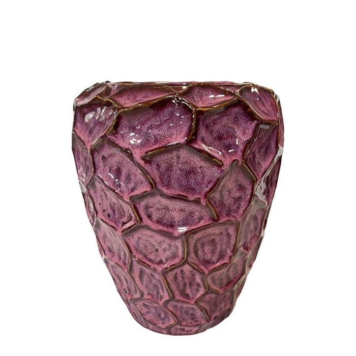 <h4>Keramiek Exclusief Honeycomb vaas d19*22cm</h4>