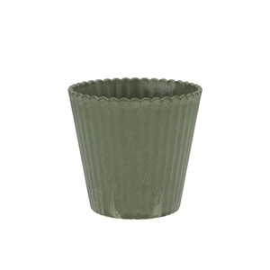 Melamine Lisa Green Pot Straight 13x9x13cm