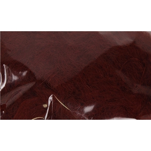 Fuzzy fibre 250 gram in poly Chocolate Brown