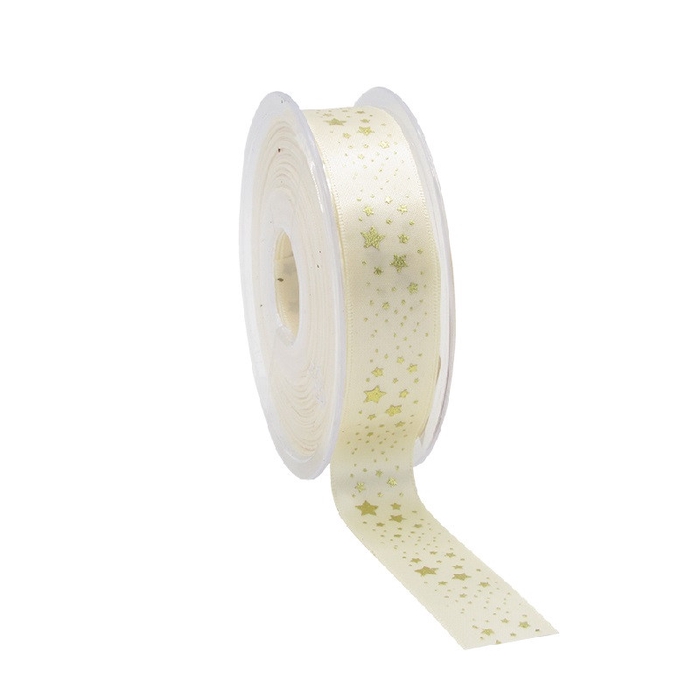 Kerst Lint Wonderful star 23mm 25m