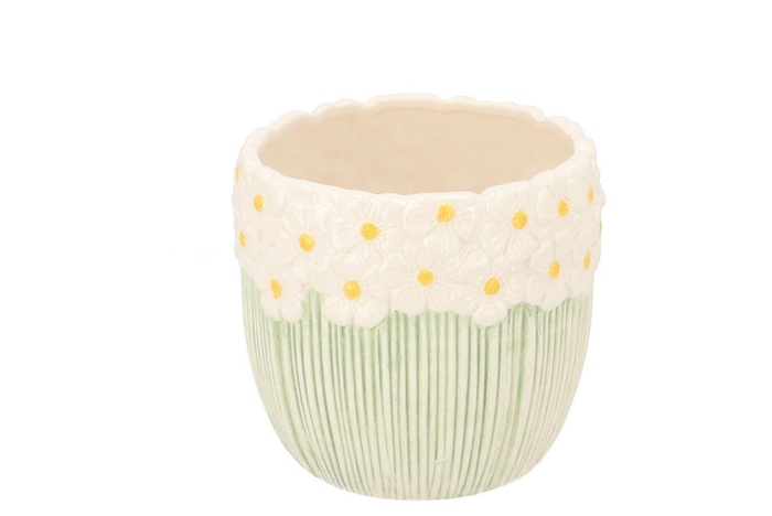 <h4>Jane White Pot 13x13x11cm</h4>