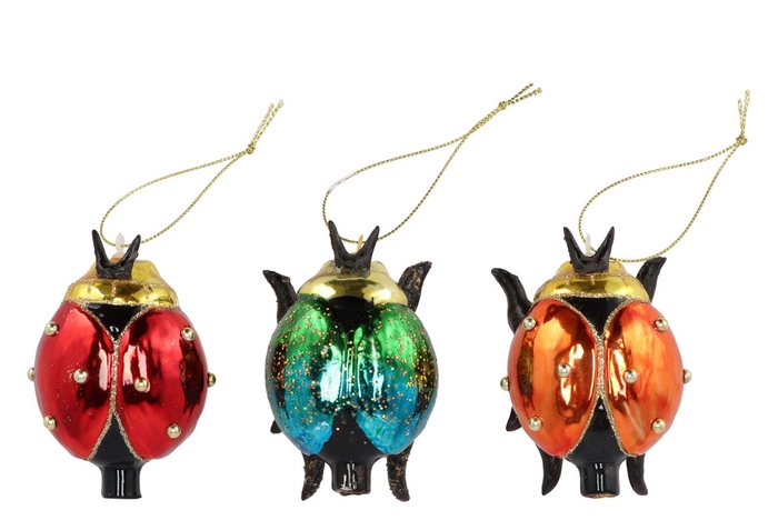 <h4>Glassball Ornaments Posh Insect 9x8x3cm</h4>