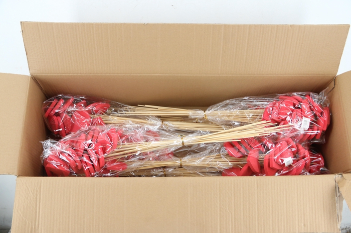 Stick Heart Foam Red 7cm