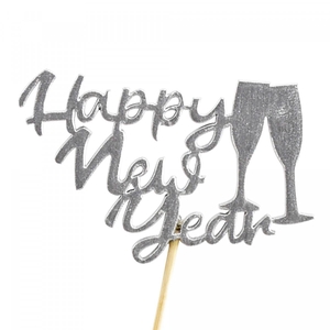 Christmas sticks 20cm Happy New Year 5cm