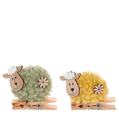 <h4>Pasen Knijper schaap 8.5*6cm</h4>