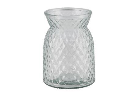 <h4>Diamond Clear Vase 12x16cm Nm</h4>
