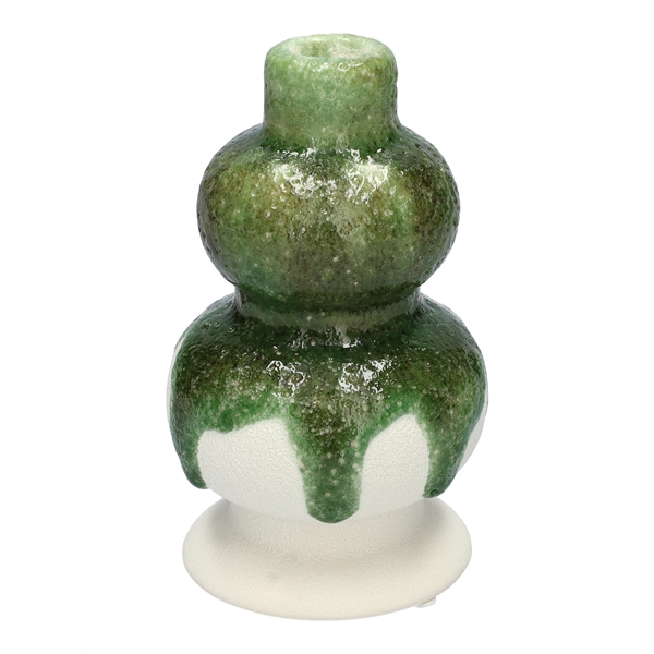 <h4>Candle holder Esencia3 d3.5\\9.5xh16 green\\white</h4>