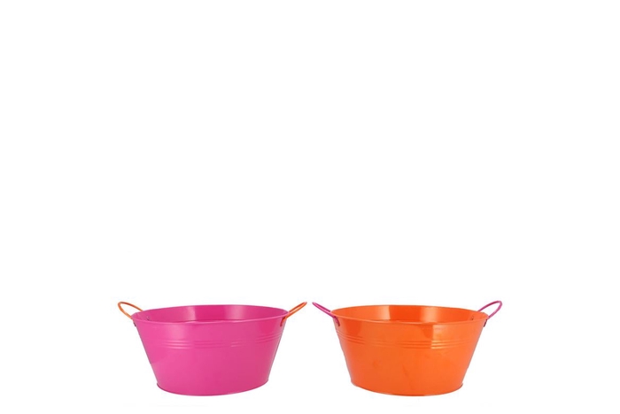 <h4>Zinc Basic Fuchsia/orange Ears Bowl 20x10cm</h4>