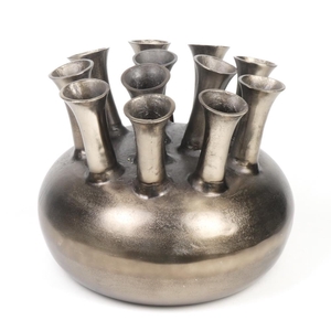 Alu Vase Antique Nickel O 50c